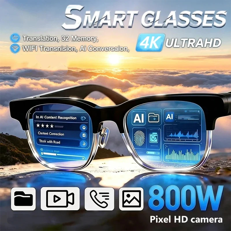 AI Smart Glasses 4K Remote Con - Smart Glasses Lens recensie en prijs