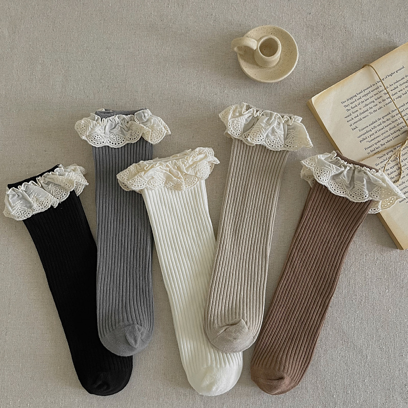 Ruffle Baby Girls Knee High So - Baby Sock Oximeter recensie en prijs