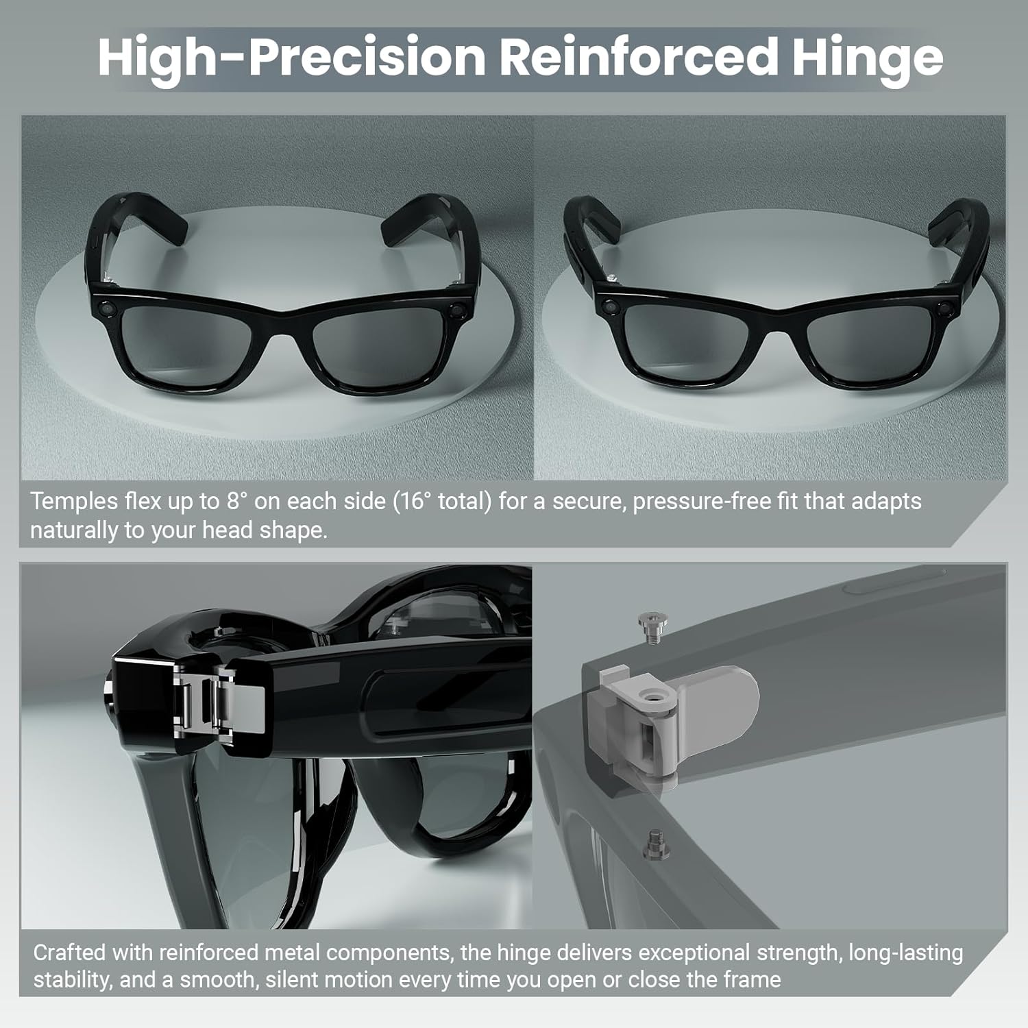 8MP AI Smart Glasses: 1080P Vi - Smart Glasses Lens recensie en prijs