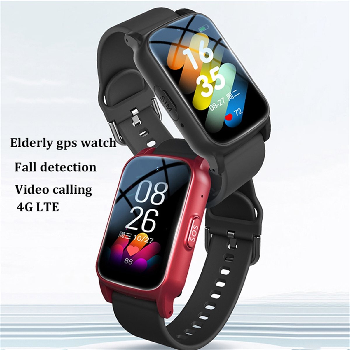 4G Elderly Smart Watch with GP - Fall Detection Watch recensie en prijs