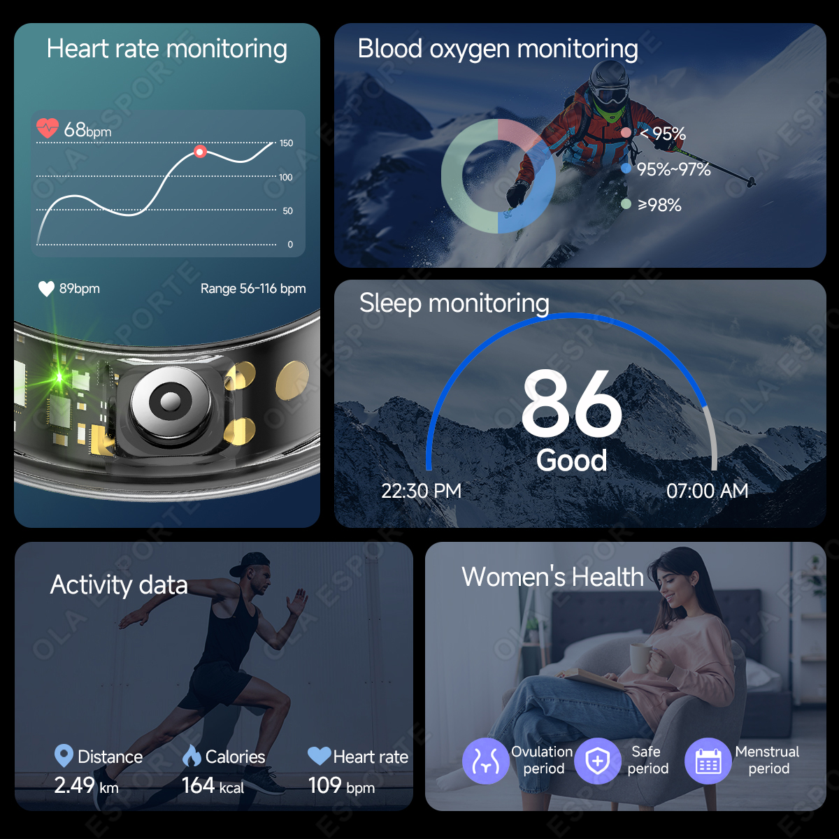 R09 Smart Ring Men Women with  - Temperature Ring Skin recensie en prijs