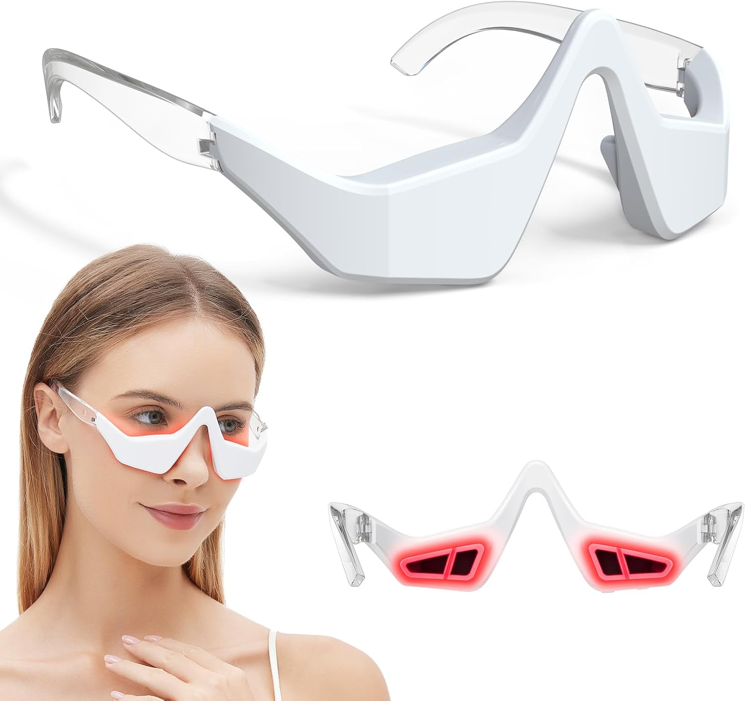 Microcurrent EMS Eye Massager  - Light Therapy Glasses recensie en prijs